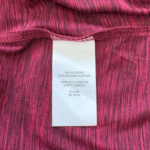 NWOT, HYBA, Plus Size Sleeveless Polo Top - Maroon, XXL πββοΈββ‘οΈ - Picture 6 of 8
